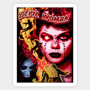 Devil Woman Sticker